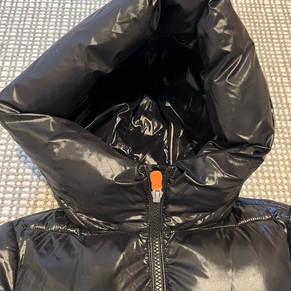 Girls Save the Duck Black Puffer Jacket - Picture 3 of 12